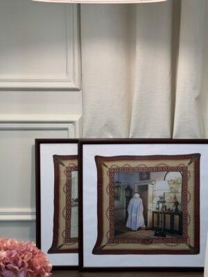 Framed Scarf – 100% Pure Silk