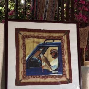 Framed Scarf – 100% Pure Silk