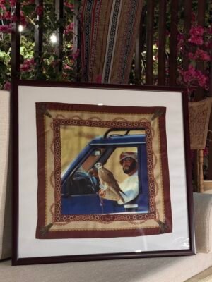 Framed Scarf – 100% Pure Silk