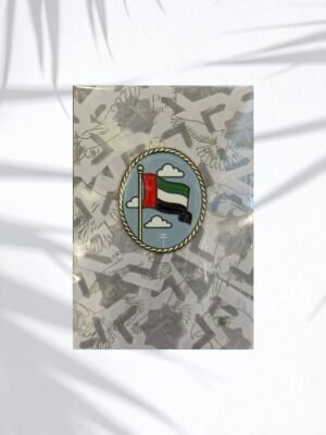 UAE 3M sticker metal badge
