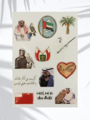 3D Sticker sheet - UAE