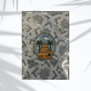 Alain 3M sticker metal badge