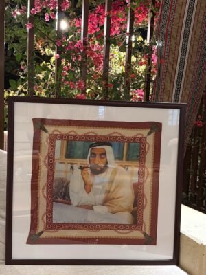 Framed Scarf - 100% pure silk