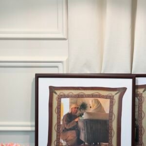 Framed Scarf - 100% pure silk